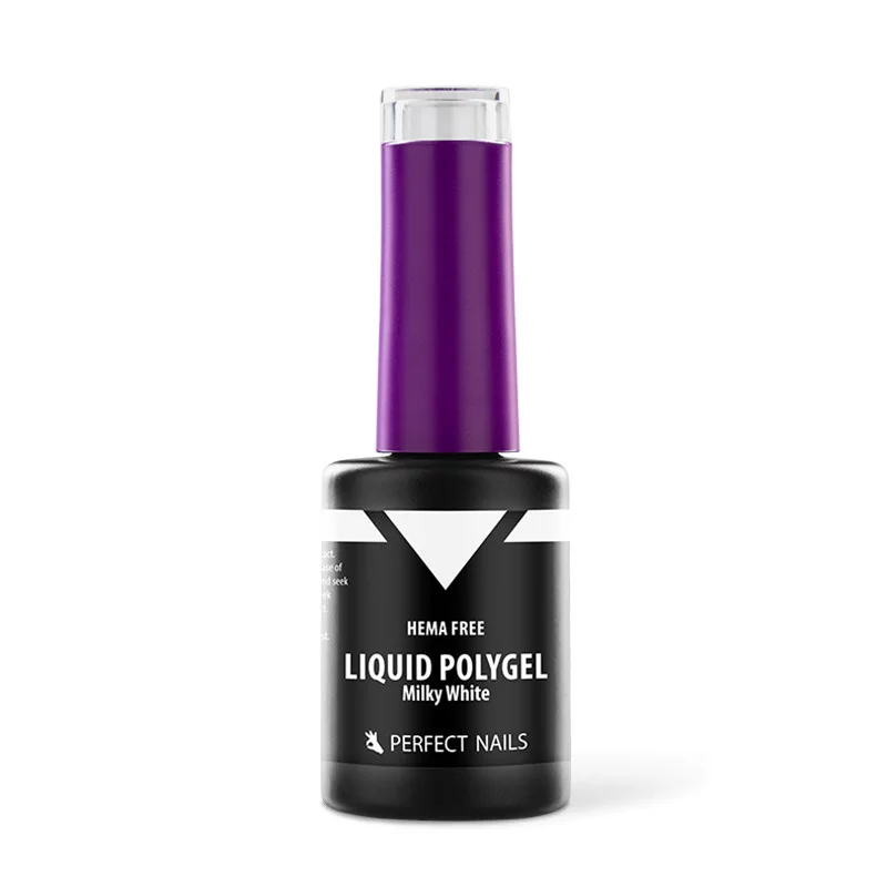 Folyékony Polygel - Tejfehér - 8ml