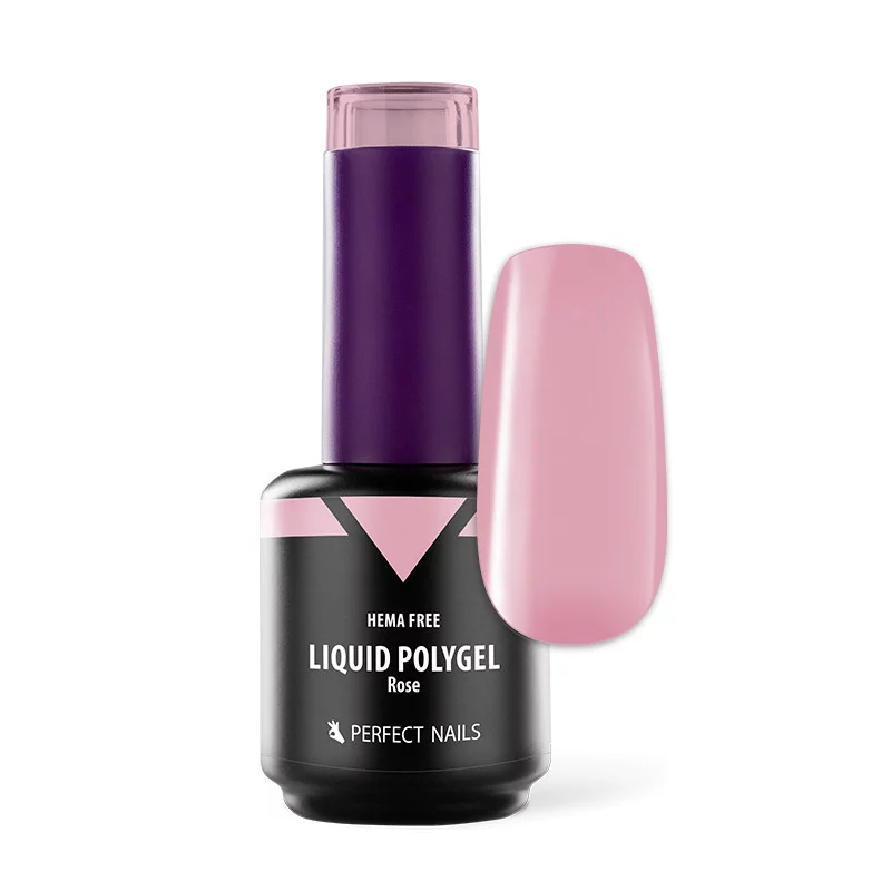 Folyékony Polygel - Rózsa - 15ml