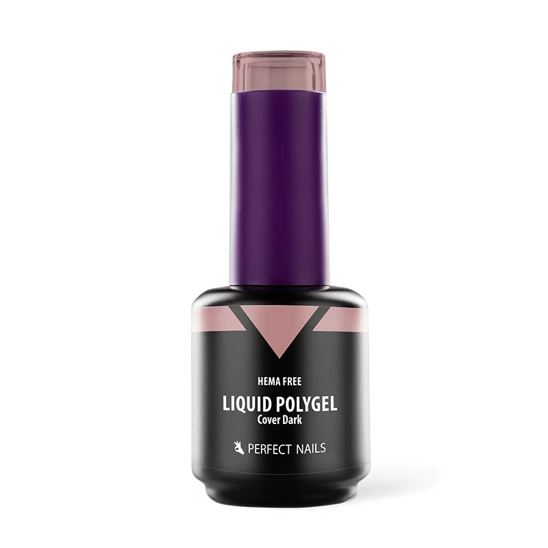 Folyékony Polygel - Fedő Sötét - 15ml