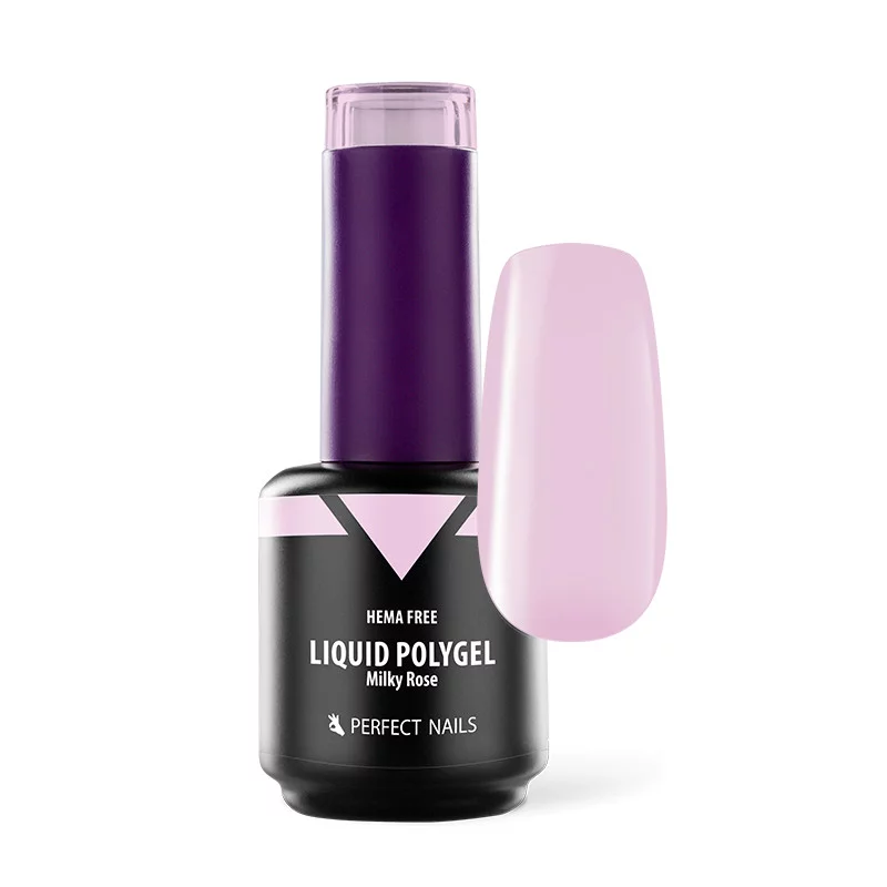 Folyékony Polygel - Tejes Rózsa - 15ml