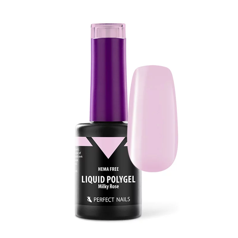Folyékony Polygel - Tejes Rózsa - 8ml