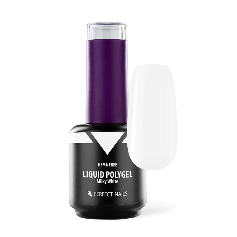 Folyékony Polygel - Tejfehér - 15ml