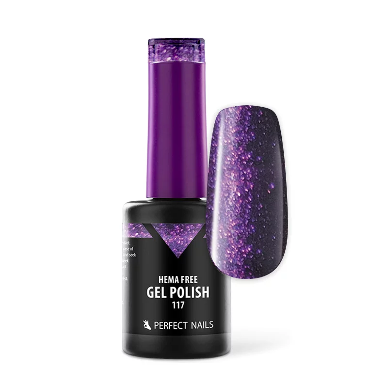 HEMA FREE Gél Lakk - 117 Nordic Ibolya - 8ml