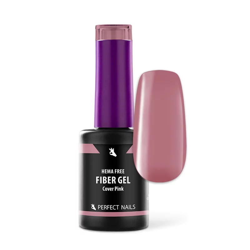 HEMA-mentes Erősített Gél Lakk Alap - Fedő Rózsaszín - 8ml
