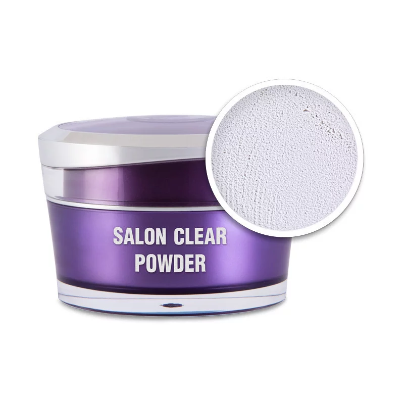 Átlátszó műkörömépítő porcelánpor - Salon Átlátszó Por - 50ml