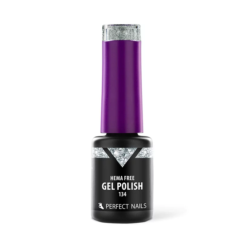 HEMA FREE Gél Lakk - 134 Glam Ezüst - 4ml